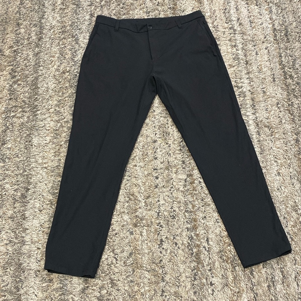 Lululemon mens black trouser sz 36x30 0067548